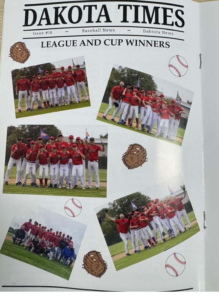 Dakota U15 season magazine cover, 'A Season to Remember'